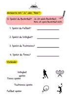 Vorschau - Arbeitsblätter - Fragen - Deckblatt