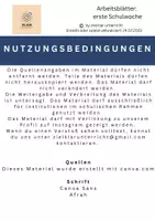Vorschau - Arbeitsblätter - Arbeitsblätter erste Schulwoche - Sommerferien - Schulstart - Seite 1