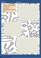 Vorschau - Arbeitsblätter - Arbeitsblätter erste Schulwoche - Sommerferien - Schulstart - Deckblatt