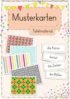 Vorschau - Poster - Musterkarten - Kunstunterricht - Deckblatt