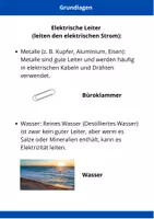 Vorschau - Arbeitsblätter - Leiter und Isolatoren - 7. Klasse - Physik - Seite 2