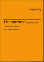 Vorschau - Arbeitsblätter - Literaturtest zu "Sonne und Beton" von Felix Lobrecht - Deckblatt