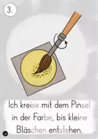 Vorschau - Bildkarten - Bildkarten | Der richtige Farbauftrag - Einführung Farbkasten - Seite 3