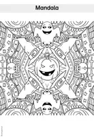 Vorschau - Arbeitsblätter - Mandalas und Ausmalbilder Herbst & Halloween | Kunst Klasse 1-3 | Malvorlagen - Seite 2