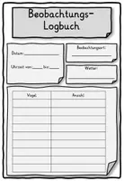 Vorschau - Unterrichtsreihen - Vögel beobachten Logbuch Klasse 1,2,3,4 - Seite 3