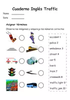 Vista previa - Unidades / Secuencias / Situaciones de Aprendizaje - Cuaderno Inglés Traffic - página 1