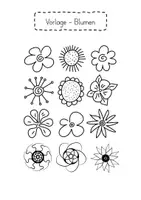 Vorschau - Arbeitsblätter - Blumenstrauß zeichnen - Seite 3
