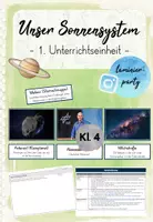 Vorschau - Stundenentwürfe - Unser Sonnensystem / Planeten: 1. Stunde (Kl. 4) - Deckblatt