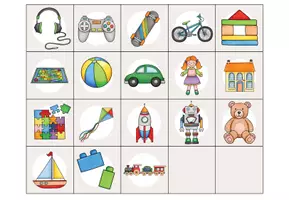 Vorschau - Bildkarten - Bild- und Wortkarten "toys" - Englisch Kl. 3/4 - Seite 3