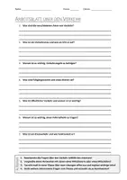 Vorschau - Arbeitsblätter - AB mit Fragen zum Thema "Verkehr" + Lösungsblatt + Infografik - Deckblatt