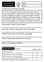 Vorschau - Stationenlernen - Lesen und verstehen - Herbst - Leseverständnis/Leseverstehen - Seite 3