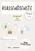 Vorschau - Bildkarten - Klassendienste - Schilder - Deckblatt