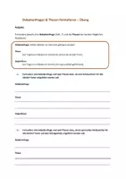 Vorschau - Arbeitsblätter - Übung: Debattenfragen formulieren - Deckblatt