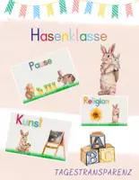 Vorschau - Arbeitsblätter - Materialpaket für die Hasenklasse - wachsendes Bundle - Seite 1