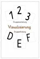 Vorschau - Stationenlernen - Visualisierung Gruppentische 1-8 und A-H - Deckblatt