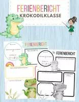 Vorschau - Arbeitsblätter - Ferienbericht für die Krokodilklasse - Deckblatt