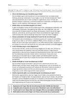 Vorschau - Arbeitsblätter - AB mit Fragen zum Thema "Verschleierung im Islam" + Lösungsblatt + Mindmap + Infografik - Seite 3