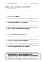 Vorschau - Arbeitsblätter - AB mit Fragen zum Thema "Versicherung" + Lösungsblatt + Mindmap + Infografik - Deckblatt