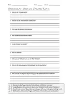 Vorschau - Arbeitsblätter - AB mit Fragen zum Thema "Vinland-Karte" + Lösungsblatt - Deckblatt