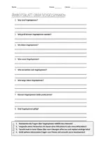 Vorschau - Arbeitsblätter - AB mit Fragen zum Thema "Vogelspinnen" + Lösungsblatt - Deckblatt