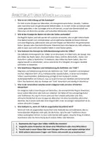 Vorschau - Arbeitsblätter - AB mit Fragen zum Thema "Volk" + Lösungsblatt - Seite 1