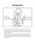 Vorschau - Arbeitsblätter - Der gute Hirte - Seite 1