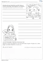 Vorschau - Arbeitsblätter - Deutsch & Mathe Übungen Klasse 2/3 – Wiederholungsheft (fit für die 3. Klasse, Arbeitsblätter Grundschule) - mit Lösungen - Seite 2
