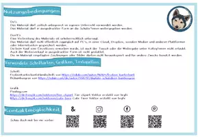 Vorschau - Poster - editierbarer Stundenplan Seehundklasse #Klassentier - Seite 1