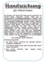 Vorschau - Arbeitsblätter - Lesespurgeschichte "Ein Tag im Zoo" - Seite 1