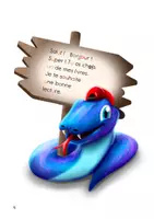 Vorschau - Fördermaterial/Inklusion - Lesebuch | Snake totalement confus | Stufe 4 - Seite 3