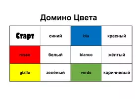 anteprima - Giochi - Domino Colori Russo - Gioco - Vocaboli - A1 - Pagina 2