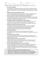 Vorschau - Arbeitsblätter - AB mit Fragen zum Thema "Richard Wagner" + Lösungsblatt + Mindmap + Infografik - Seite 3