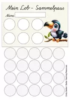 Vorschau - Fördermaterial/Inklusion - Tukanklasse Klassentier Tukan Lobkärtchen - Seite 2