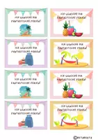 Vorschau - Bildkarten - Feriengruß Sommerferien/kleine Anhänger/3 Versionen - Deckblatt