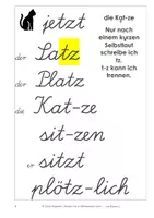Vorschau - Arbeitsblätter - RS Wörter mit tz differenziert üben - LA Kl. 2-5 - Seite 3