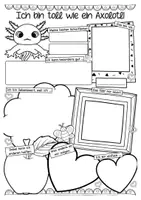 Vorschau - Arbeitsblätter - Axolotlklasse meine Stärken Klassentier Axolotl - Seite 2