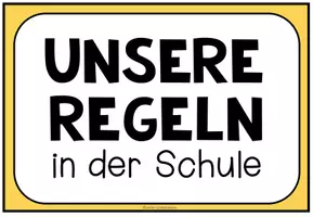 Vorschau - Poster - VERHALTEN IN DER SCHULE (Klassenregeln) - Schilder / Tafelmaterial - Seite 3