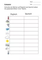 Vorschau - Stundenentwürfe - Arbeitsheft Wetter Englisch - Arbeitsblätter inkl. Mini-Buch - Seite 3