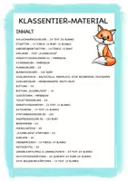 Vorschau - Unterrichtsreihen - Klassentier Materialpaket "Fuchs" / Fuchsklasse (inkl. Clipart!) - Seite 1