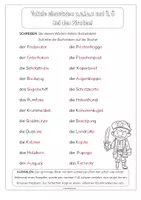 Aperçu - Feuilles d'exercices - ALLEMAND - Vokale einsetzen Piraten - Page 1