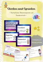 Vorschau - Stundenentwürfe - Starten und Sprinten: Starttechniken, Reihentransparenz und Stundenverläufe - Deckblatt