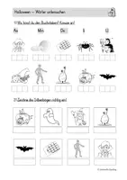 Vorschau - Arbeitsblätter - Halloween - Übungsblätter für die 1. Klasse - Seite 2
