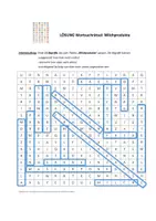 Vorschau - Quiz - Wortsuchrätsel: Milch und Milchprodukte (mit Lösung) - Deckblatt