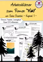 Vorschau - Arbeitsblätter - Arbeitsblätter zu "Wolf" - Saša Stanišić" - Kapitel 1 - Klasse 5/6 - Deckblatt