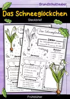 Vorschau - Arbeitsblätter - Steckbrief Schneeglöckchen - Frühblüher - Deckblatt