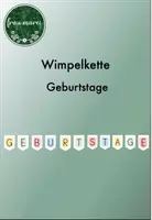 Vorschau - Poster - Wimpelkette Geburtstage - Deckblatt
