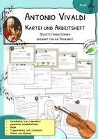 Vorschau - Arbeitsblätter - Antonio Vivaldi - Kartei und Arbeitsheft - Deckblatt