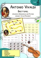 Vorschau - Stationenlernen - Antonio Vivaldi - Brettspiel - Deckblatt