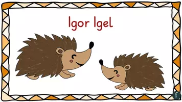Vorschau - Mal- und Bastelvorlagen - Igor Igel_Kunstprojekt_Klasse 1--3, Herbst - Seite 1