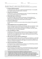 Vorschau - Arbeitsblätter - AB mit Fragen zum Thema "Wörthersee" + Lösungsblatt - Seite 1